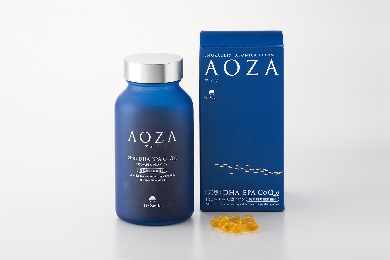 AOZAの商品ボトルとパッケージ